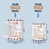 Custom Mug - Personalized Anniversary Wedding Gifts For Husband And Wife, Him And Her - Growing Old Side By Side