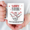 Custom 3D Inflated Effect Printed Mug - Personalized Anniversary Wedding Gifts For Husband And Wife, Him And Her - Our Love Starts With Coffee