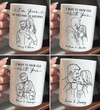 Custom Photo Mug - Personalized Anniversary Wedding Gifts For Husband And Wife, Him And Her - Growing Old Side By Side