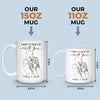 Custom Photo Mug - Personalized Anniversary Wedding Gifts For Husband And Wife, Him And Her - Growing Old Side By Side