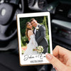 Custom Photo Car Visor Clip - Personalized Anniversary Wedding Gifts For Husband And Wife, Him And Her - Love Rides Along
