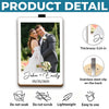 Custom Photo Car Visor Clip - Personalized Anniversary Wedding Gifts For Husband And Wife, Him And Her - Love Rides Along