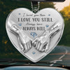 Custom Acrylic Car Ornament - Personalized Anniversary Wedding Gifts For Husband And Wife, Him And Her - We Choose Each Other Still