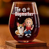 Custom Wine Glass - Personalized Birthday Gifts For Dog Lovers, Dog Dad And Mom - Pawfect Night