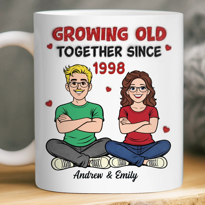Custom 3D Inflated Effect Printed Mug - Personalized Anniversary Wedding Gifts For Husband And Wife, Him And Her - You Are My Quiet Joy