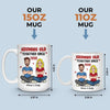 Custom 3D Inflated Effect Printed Mug - Personalized Anniversary Wedding Gifts For Husband And Wife, Him And Her - You Are My Quiet Joy