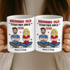 Custom 3D Inflated Effect Printed Mug - Personalized Anniversary Wedding Gifts For Husband And Wife, Him And Her - You Are My Quiet Joy