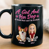 Custom Black Mug - Personalized Birthday Gifts For Dog Lovers, Dog Dad And Mom - Home Feels Warmer