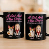 Custom Black Mug - Personalized Birthday Gifts For Dog Lovers, Dog Dad And Mom - Home Feels Warmer