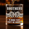 Custom Whiskey Glass - Personalized Birthday Gifts For Brothers - Raised Together, Bonded Forever