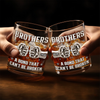 Custom Whiskey Glass - Personalized Birthday Gifts For Brothers - Raised Together, Bonded Forever