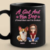 Custom Black Mug - Personalized Birthday Gifts For Dog Lovers, Dog Dad And Mom - Home Feels Warmer