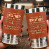 Custom Printed Leather Tumbler - Personalized Birthday Gifts For Dad, Brother, Sister, Kids - Enjoy The Little Sips
