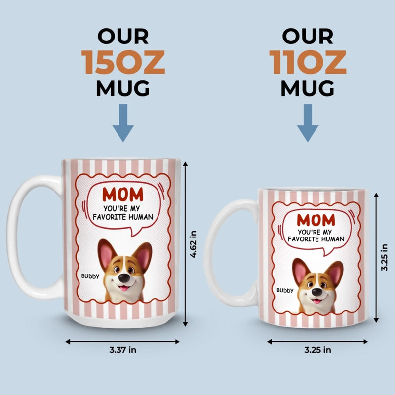 Custom Mug - Personalized Birthday Gifts For Dog Lovers, Dog Dad And Mom - Sip Happy With Dogs