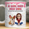 Custom 3D Inflated Effect Printed Mug - Personalized Birthday Gifts For Dog Lovers, Dog Dad And Mom - Her World, Her Dog