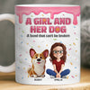 Custom 3D Inflated Effect Printed Mug - Personalized Birthday Gifts For Dog Lovers, Dog Dad And Mom - Her World, Her Dog