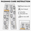 Custom Pajama Pants - Personalized Birthday Gifts For Dog Cat Lovers, Dog Dad And Mom, Cat Owners - Belongs To My Crew
