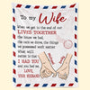 Custom Blanket - Personalized Anniversary Wedding Gifts For Husband And Wife, Him And Her - Love Built With Patience