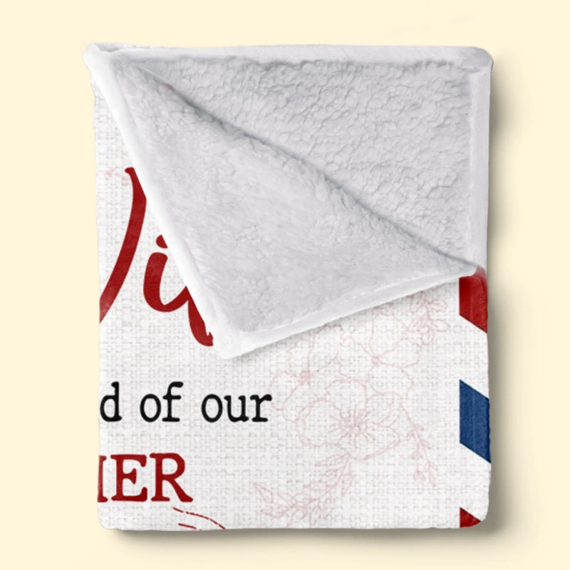 Custom Blanket - Personalized Anniversary Wedding Gifts For Husband And Wife, Him And Her - Love Built With Patience
