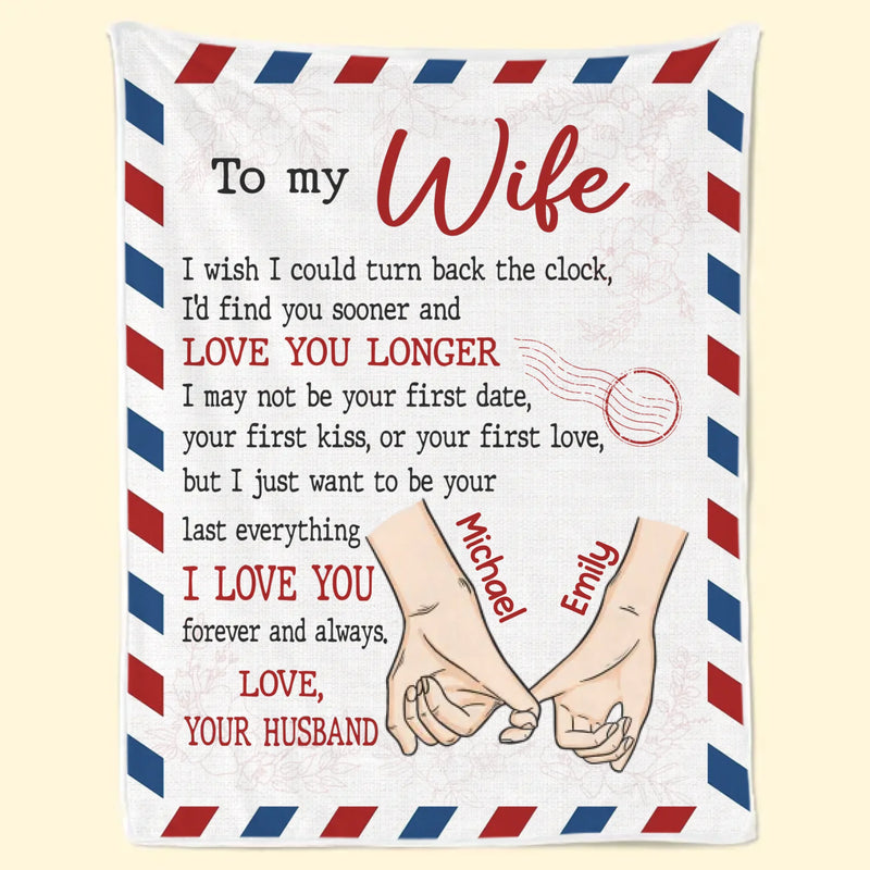 Custom Blanket - Personalized Anniversary Wedding Gifts For Husband And Wife, Him And Her - Love Built With Patience