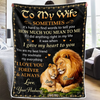 Custom Blanket - Personalized Anniversary Wedding Gifts For Husband And Wife, Him And Her - Two Hearts Growing Forward