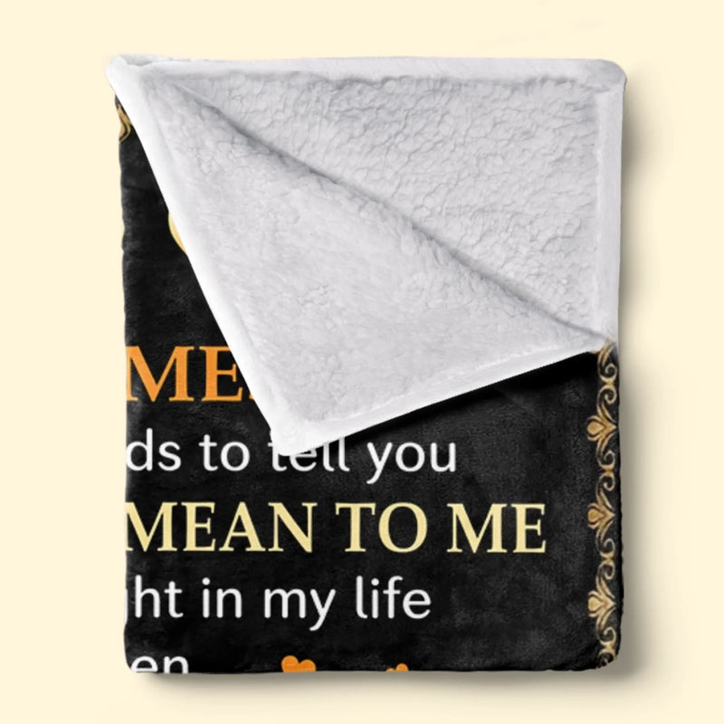 Custom Blanket - Personalized Anniversary Wedding Gifts For Husband And Wife, Him And Her - Two Hearts Growing Forward