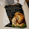 Custom Blanket - Personalized Anniversary Wedding Gifts For Husband And Wife, Him And Her - Two Hearts Growing Forward