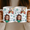 Custom 3D Inflated Effect Printed Mug - Personalized Birthday Gifts For Dog Cat Lovers, Dog Dad And Mom, Cat Owners - Paws Make Life Pop