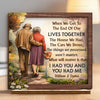 Custom 2-Layered Wooden Plaque - Personalized Anniversary Wedding Gifts For Husband And Wife, Him And Her - Better With You