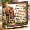 Custom 2-Layered Wooden Plaque - Personalized Anniversary Wedding Gifts For Husband And Wife, Him And Her - Better With You