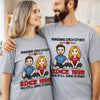 Custom Unisex T-shirt, Premium T-shirt, Hoodie - Personalized Anniversary Wedding Gifts For Husband And Wife, Him And Her - We Belong Right Here
