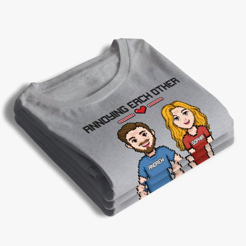 Custom Unisex T-shirt, Premium T-shirt, Hoodie - Personalized Anniversary Wedding Gifts For Husband And Wife, Him And Her - We Belong Right Here