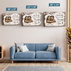 Custom Photo Horizontal Canvas - Personalized Anniversary Wedding Gifts For Husband And Wife, Him And Her - You Are My Peace