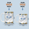 Custom Mug - Personalized Birthday Gifts For Mom, Grandma - Heart Full Of Love