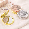 Custom Compact Mirror - Personalized Birthday Gifts For Daughter - You Shine Just Being You