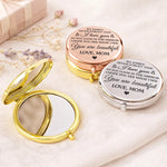 Custom Compact Mirror - Personalized Birthday Gifts For Daughter - You Shine Just Being You