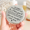 Custom Compact Mirror - Personalized Birthday Gifts For Daughter - You Shine Just Being You