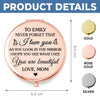 Custom Compact Mirror - Personalized Birthday Gifts For Daughter - You Shine Just Being You