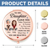 Custom Compact Mirror - Personalized Birthday Gifts For Daughter - My Love Follows You Through Every Chapter