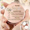 Custom Compact Mirror - Personalized Birthday Gifts For Daughter - My Forever Reason To Smile