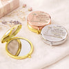 Custom Compact Mirror - Personalized Birthday Gifts For Daughter - My Forever Reason To Smile