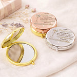 Custom Compact Mirror - Personalized Birthday Gifts For Daughter - My Forever Reason To Smile