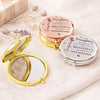 Custom Compact Mirror - Personalized Birthday Gifts For Daughter - A Daughter, My Sweetest Forever