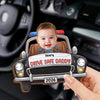 Custom Photo Car Visor Clip - Personalized Birthday Gifts For Dad, Grandpa - Loved Every Mile Driven