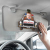 Custom Photo Car Visor Clip - Personalized Birthday Gifts For Dad, Grandpa - Loved Every Mile Driven
