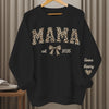 Custom Unisex Sweatshirt, Hoodie With Design On Sleeve - Personalized Mother's Day Gifts For Mom, Grandma - Born To Be Mama