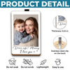 Custom Photo Car Visor Clip - Personalized Birthday Gifts For Mom, Dad, Brother, Sister, Kids - Drive Safe, My World