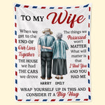Custom Blanket - Personalized Anniversary Wedding Gifts For Husband And Wife, Him And Her - Our Love Keeps Growing