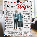 Custom Blanket - Personalized Anniversary Wedding Gifts For Husband And Wife, Him And Her - Our Love Keeps Growing