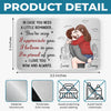 Custom Aluminum Wallet Card - Personalized Anniversary Wedding Gifts For Husband And Wife, Him And Her - You And Me Feels Natural